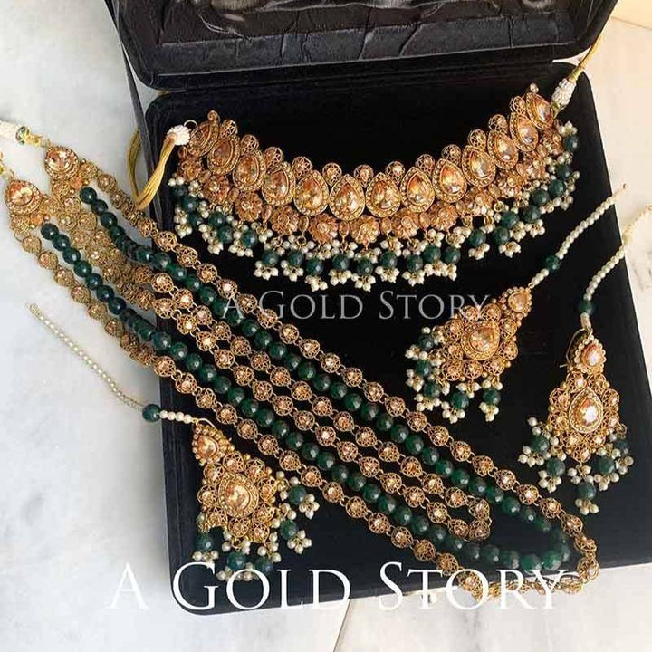 MUQADDAS SET (MAKE TO ORDER) - A GOLD STORY