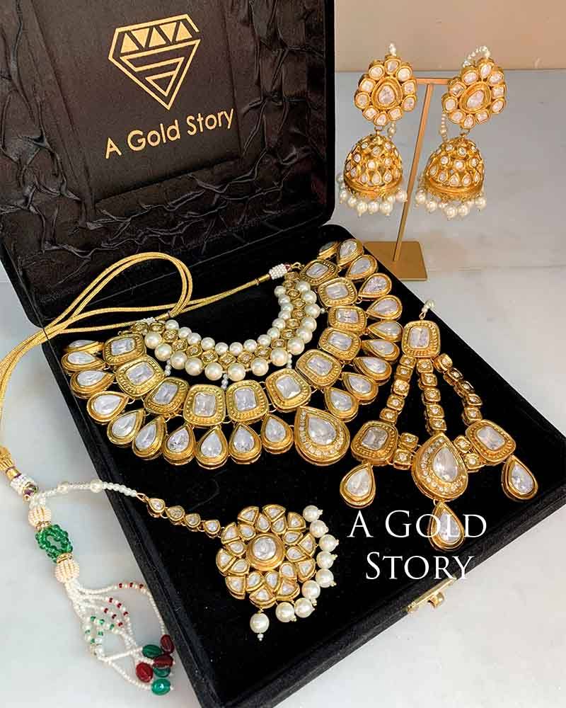 GUL-E-RANA SET - A GOLD STORY