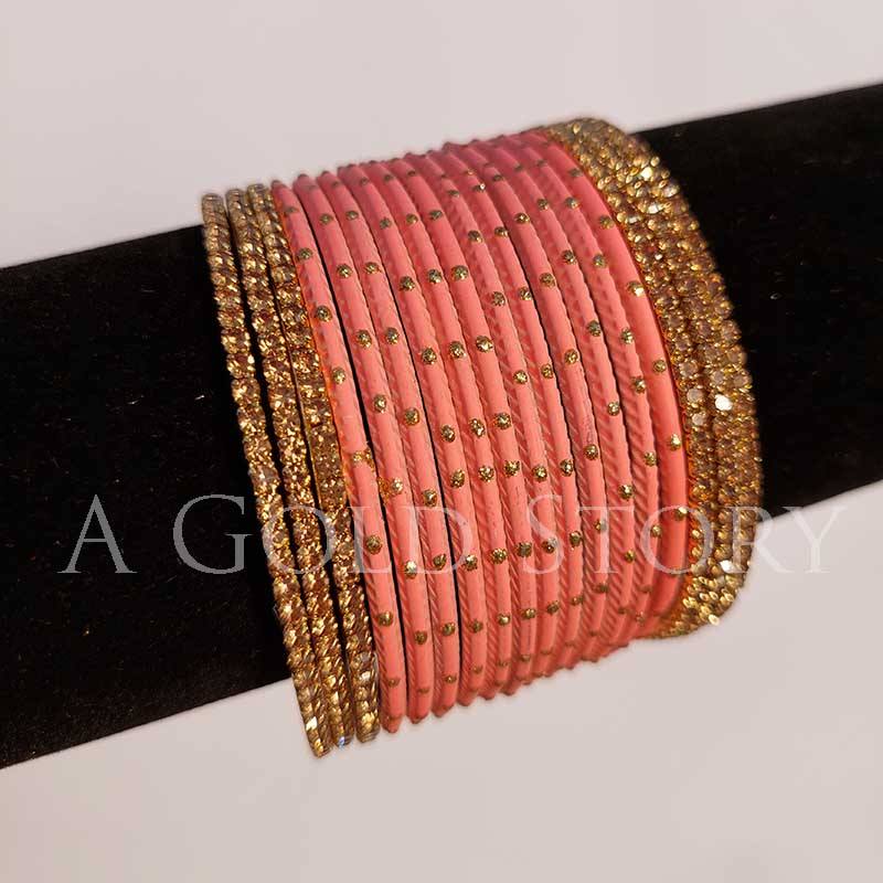 INDIAN METAL BANGLES GREEN - A GOLD STORY
