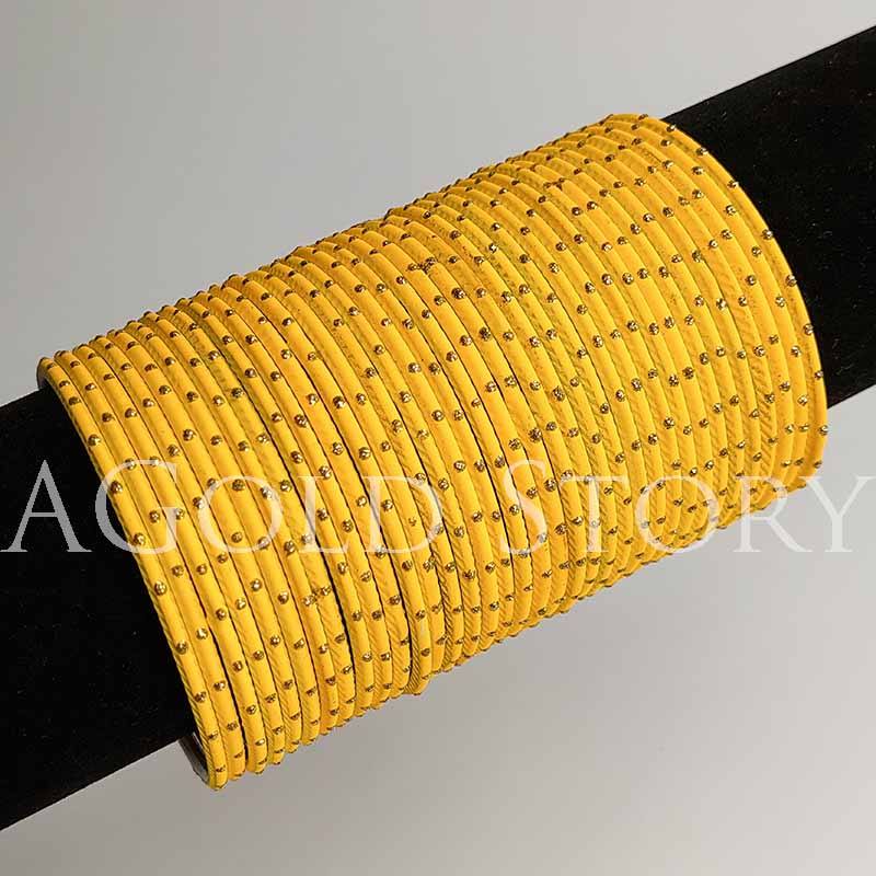 INDIAN METAL BANGLES YELLOW - A GOLD STORY