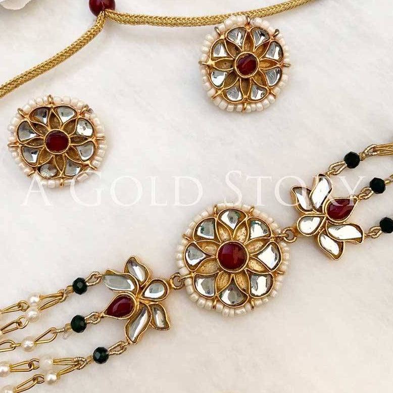 NAJWA CHOKER SET - A GOLD STORY