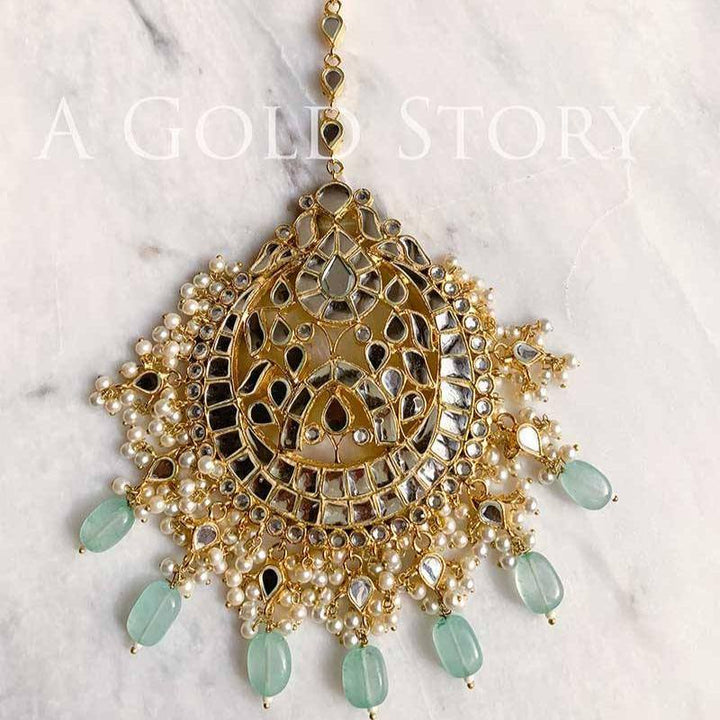 JIYA OVERSIZED TIKKA MINT GREEN - A GOLD STORY