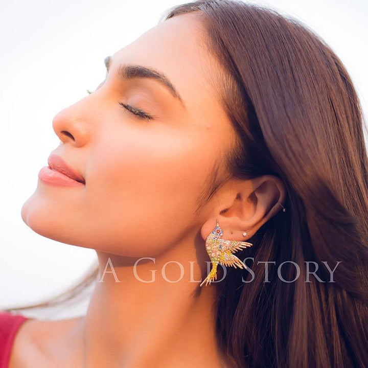 ALBATROSS EARRINGS - A GOLD STORY