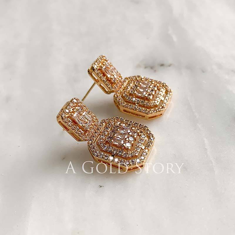 ZURI EARRINGS GOLDEN - A GOLD STORY