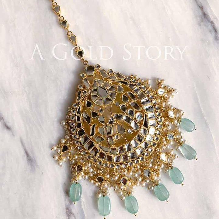 JIYA OVERSIZED TIKKA MINT GREEN - A GOLD STORY