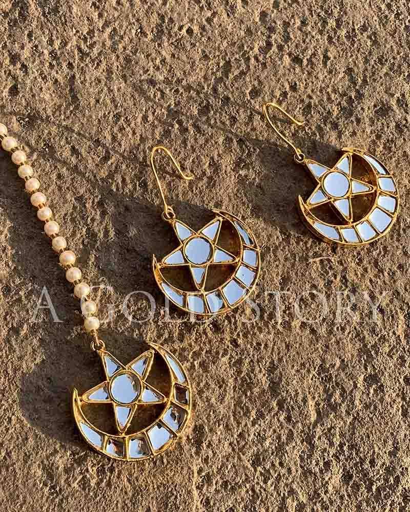 CHAAND SITARA EARRINGS - A GOLD STORY