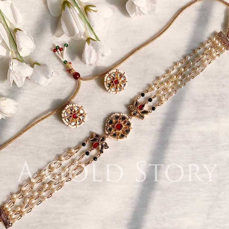 NAJWA CHOKER SET - A GOLD STORY